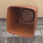 8cm Square Plastic Plant Pot – Terra Cotta Nursery Pot for Seedlings, Succulents, Cactus & Small Plants
